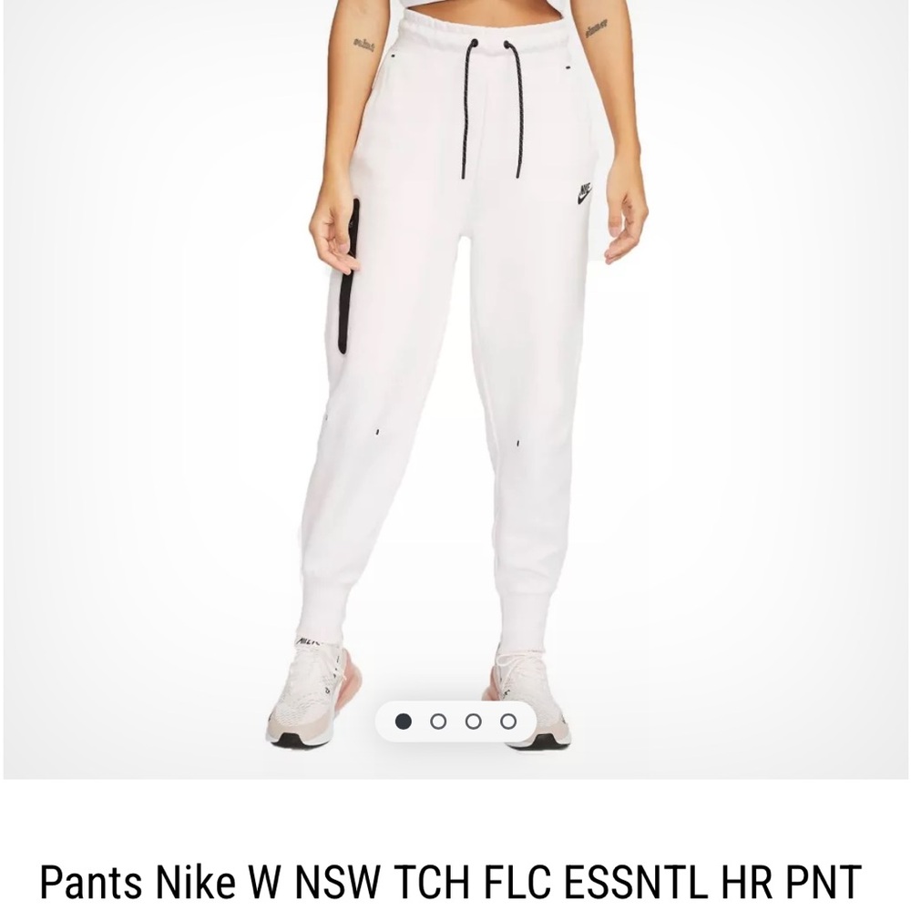 Nike Women's White Fleece Joggers